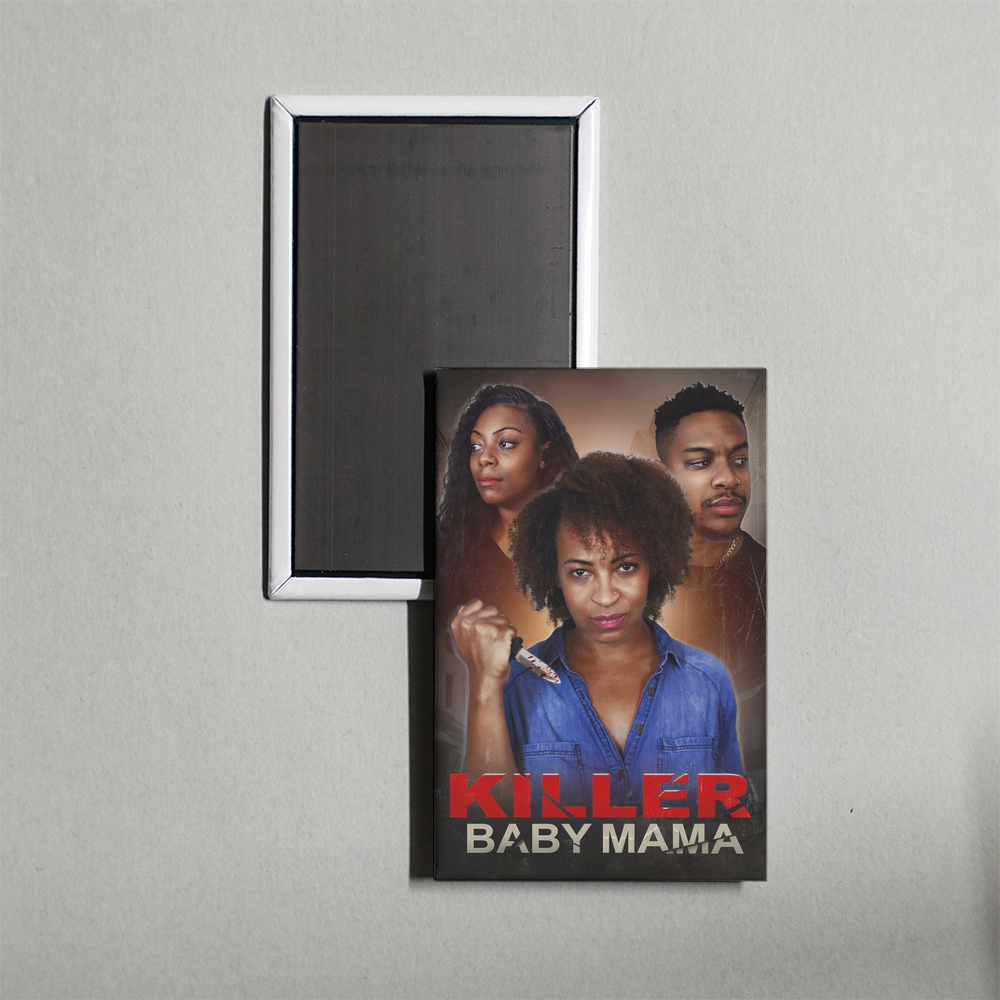 Killer Baby Mama Mini Movie Fridge Magnet