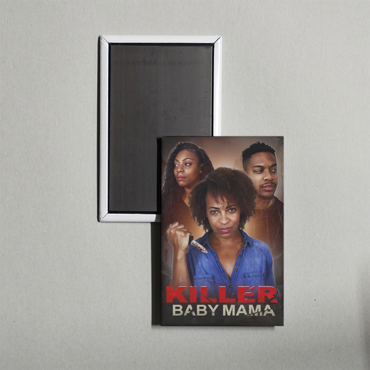Killer Baby Mama Mini Movie Fridge Magnet