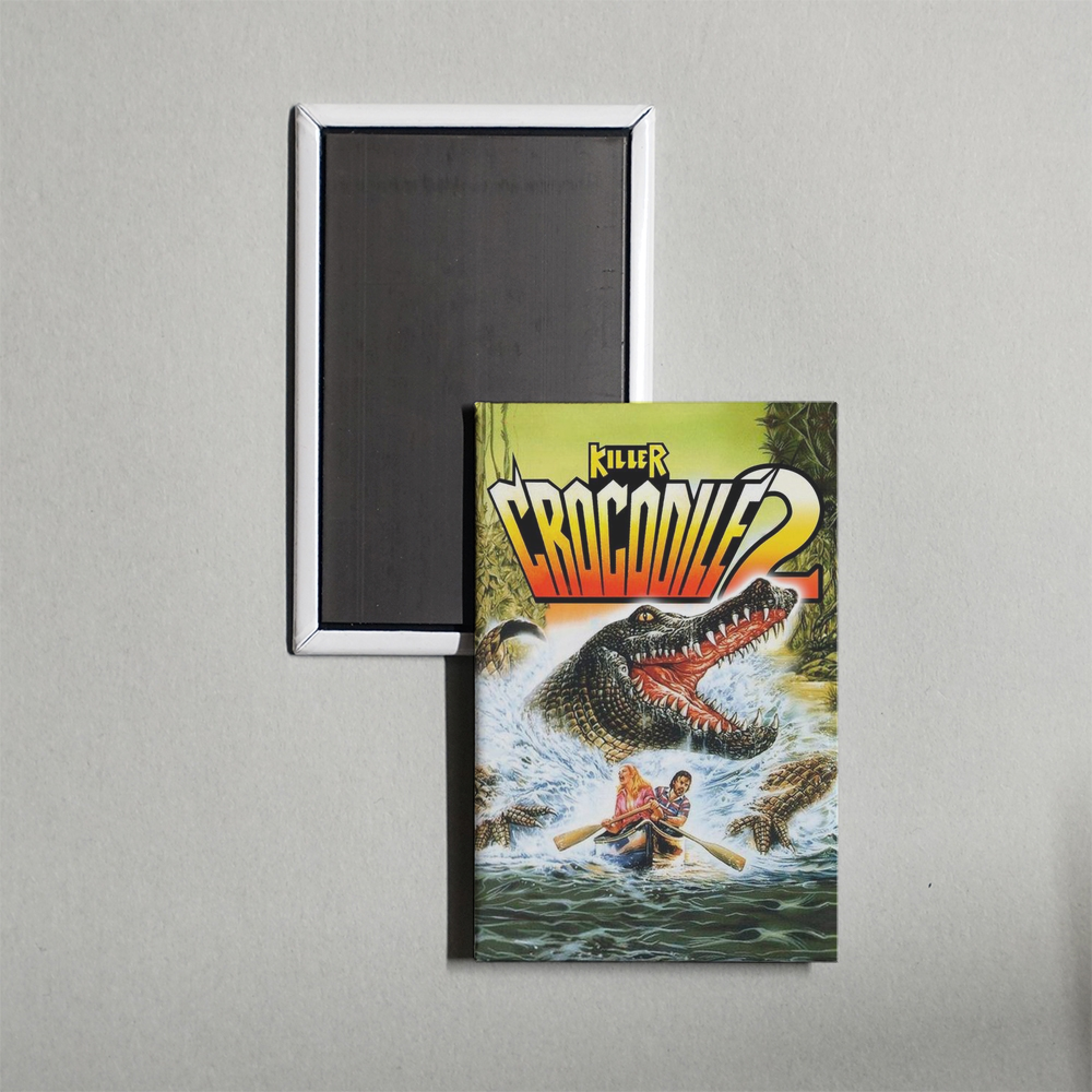Killer Crocodile 2 Mini Movie Fridge Magnet