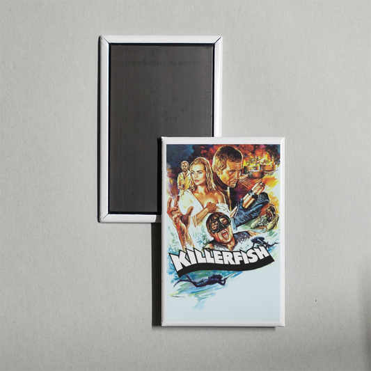 Killer Fish Mini Movie Fridge Magnet