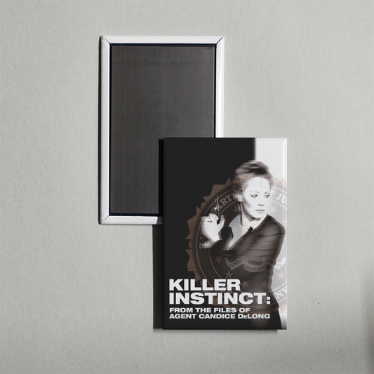 Killer Instinct From the Files of Agent Candice DeLong Mini Movie Fridge Magnet