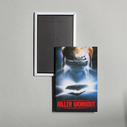 Killer Workout Mini Movie Fridge Magnet