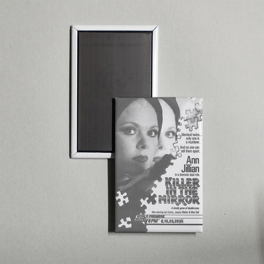 Killer in the Mirror Mini Movie Fridge Magnet