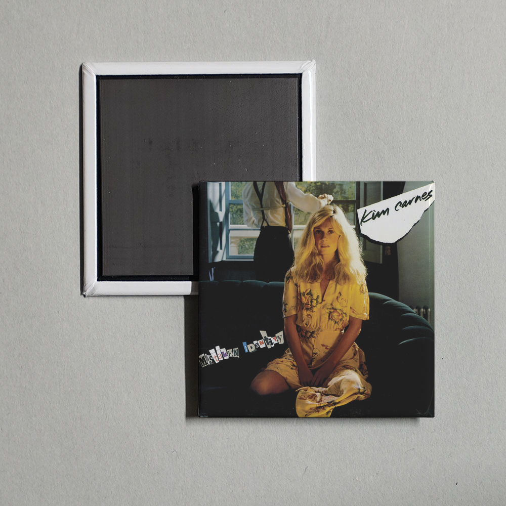 Kim Carnes - Mistaken Identity Album Cover Fridge Magnet