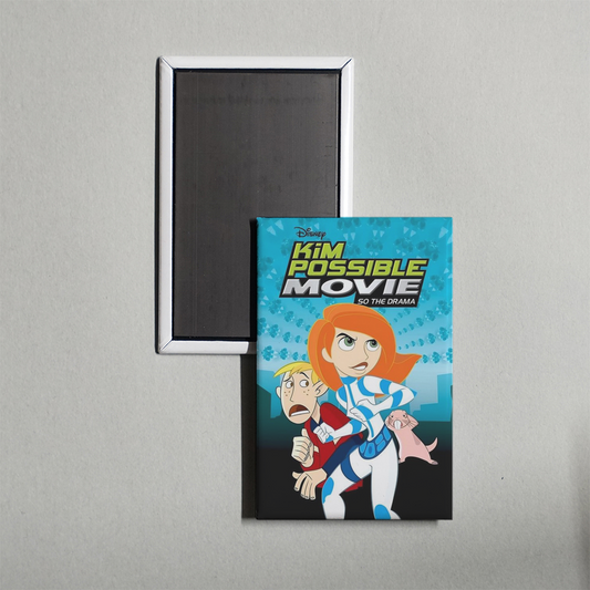 Kim Possible Movie So the Drama Mini Movie Fridge Magnet