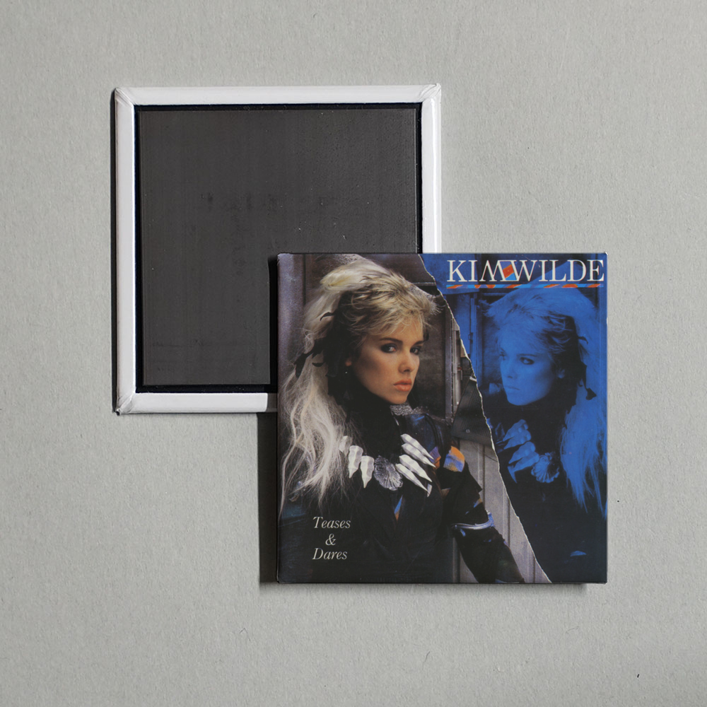 Kim Wilde - Teases & Dares Album Cover Fridge Magnet