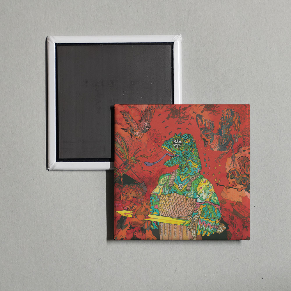King Gizzard & The Lizard Wizard - 12 Bar Bruise Album Cover Fridge Magnet