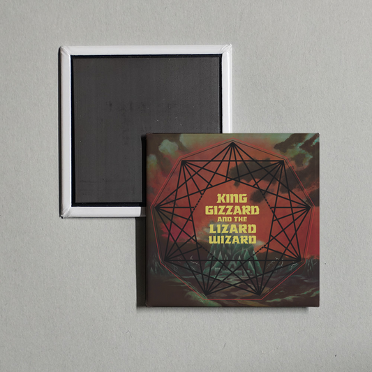 King Gizzard & The Lizard Wizard - Nonagon Infinity Album Cover Fridge Magnet