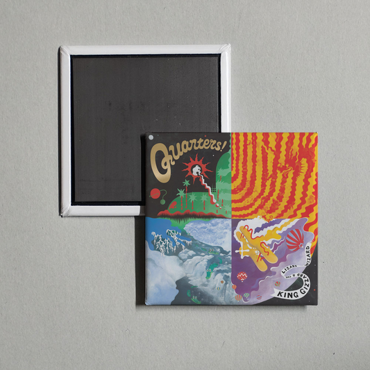 King Gizzard & The Lizard Wizard - Quarters! Album Cover Fridge Magnet