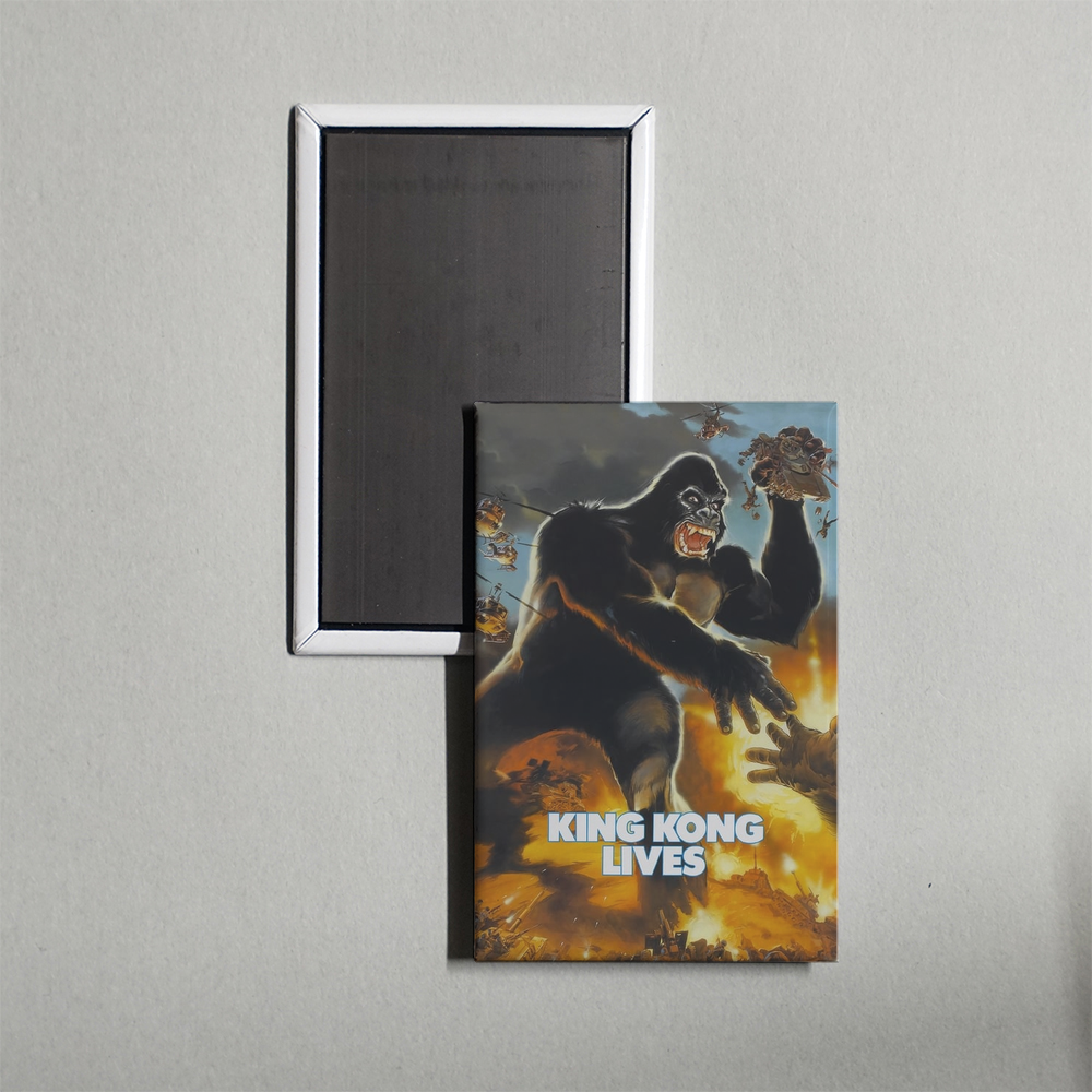 King Kong Lives Mini Movie Fridge Magnet