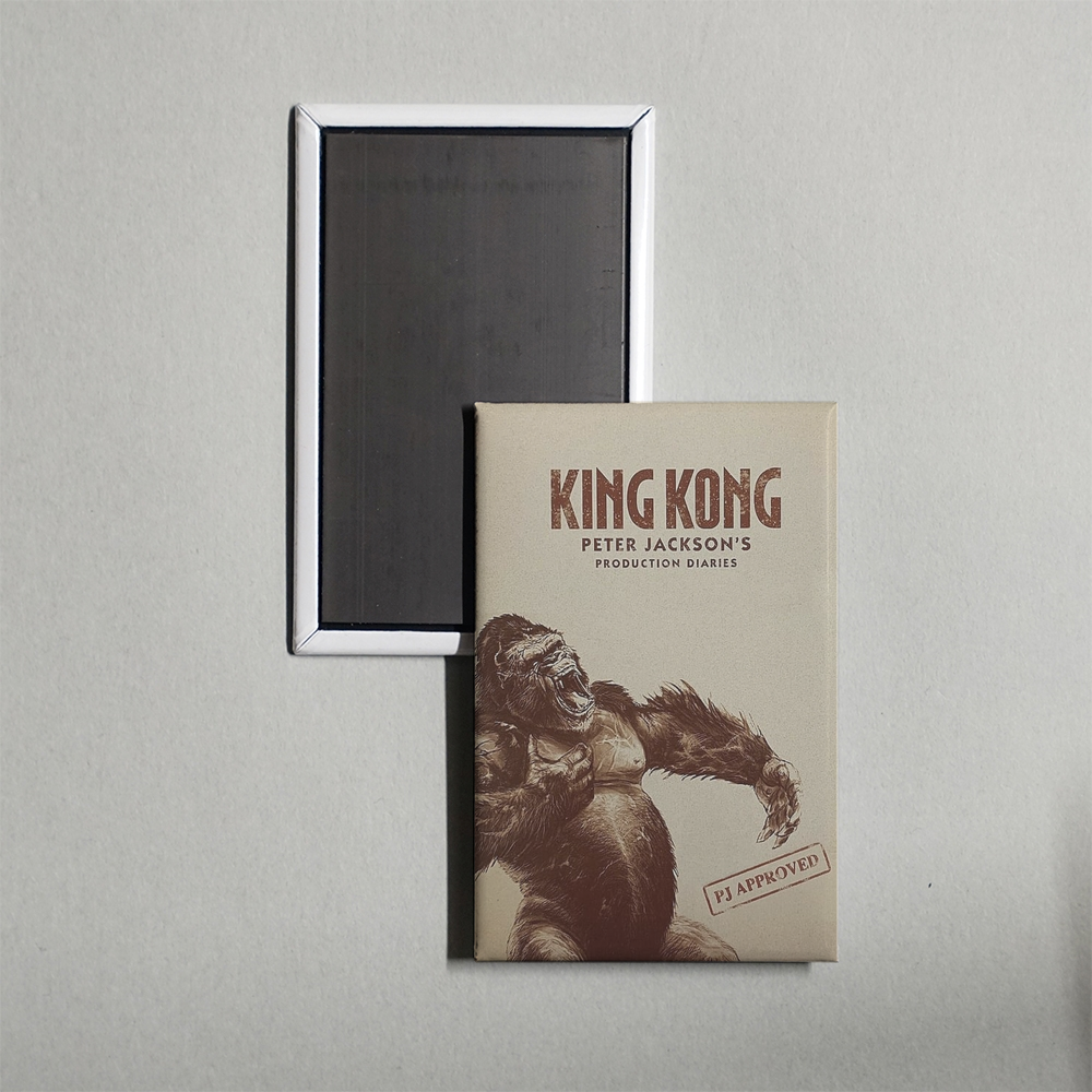 King Kong Peter Jackson's Production Diaries Mini Movie Fridge Magnet