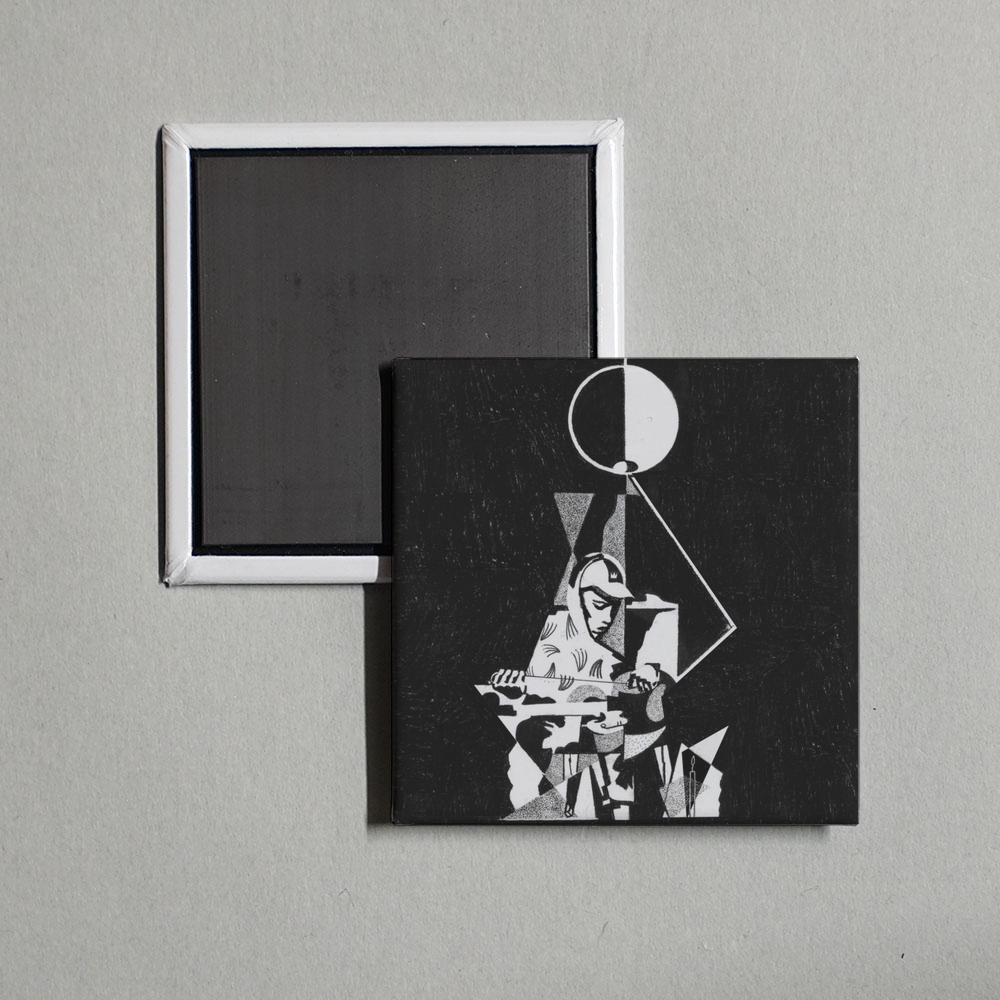 King Krule - 6 Feet Beneath The Moon Album Cover Fridge Magnet