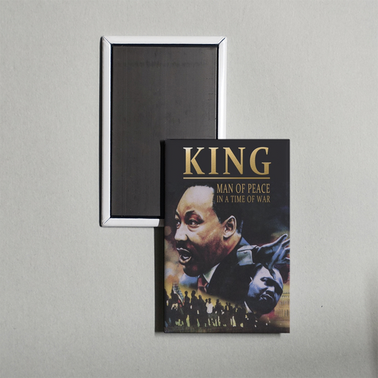 King Man of Peace in a Time of War Mini Movie Fridge Magnet