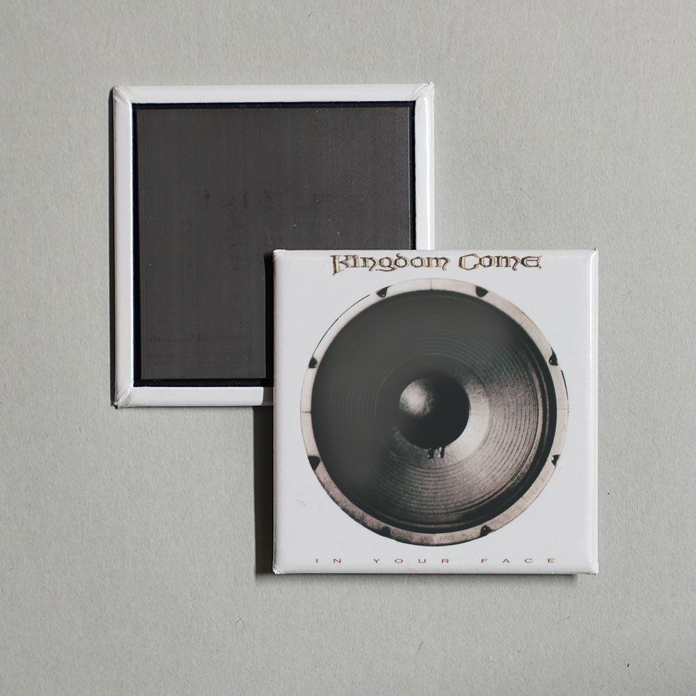 Kingdom Come - In Your Face Album Cover Fridge Magnet