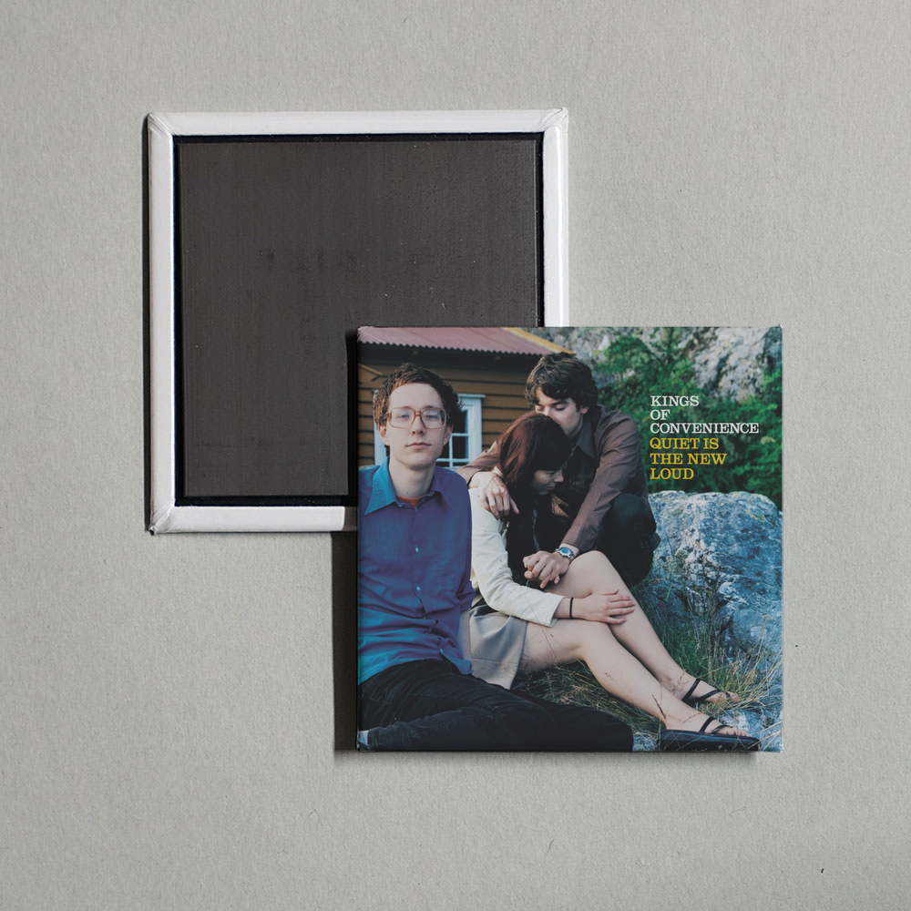 Kings of Convenience - Quiet Is The New Loud Album Cover Fridge Magnet