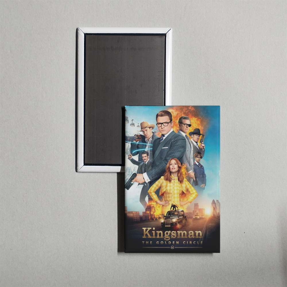 Kingsman The Golden Circle Mini Movie Fridge Magnet