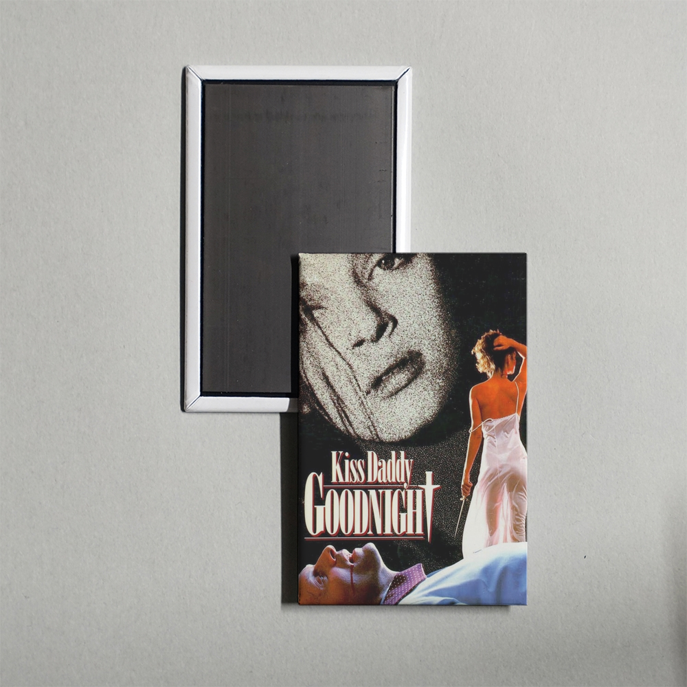 Kiss Daddy Goodnight Mini Movie Fridge Magnet