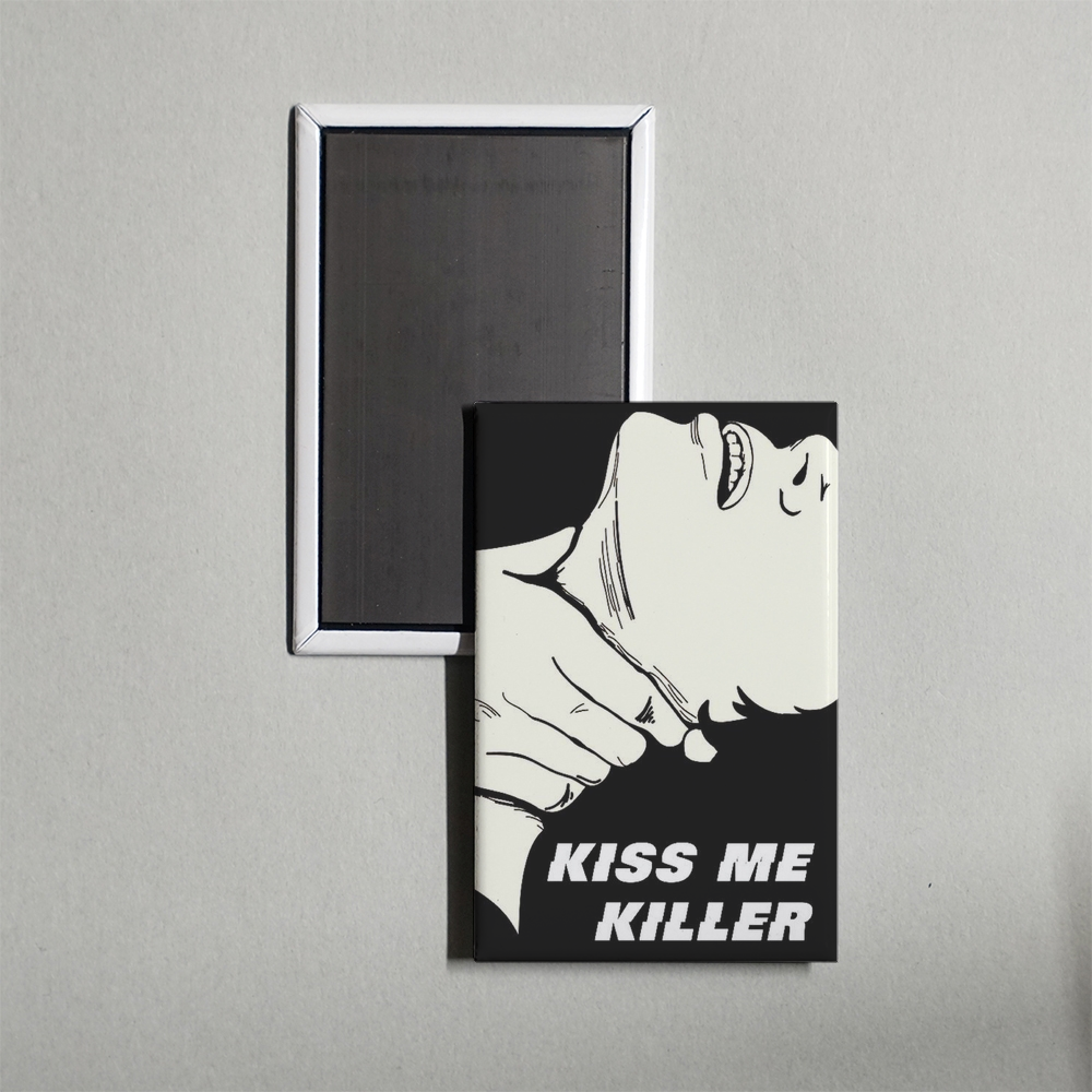 Kiss Me a Killer Mini Movie Fridge Magnet