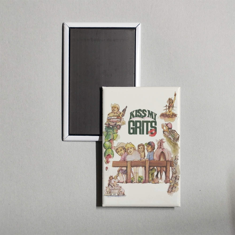 Kiss My Grits Mini Movie Fridge Magnet