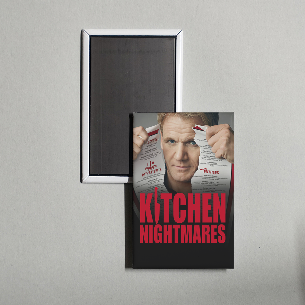 Kitchen Nightmares TV Show Fridge Magnet