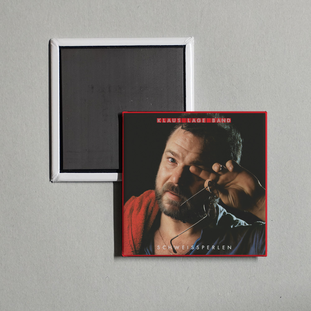 Klaus Lage - Schweißperlen Album Cover Fridge Magnet