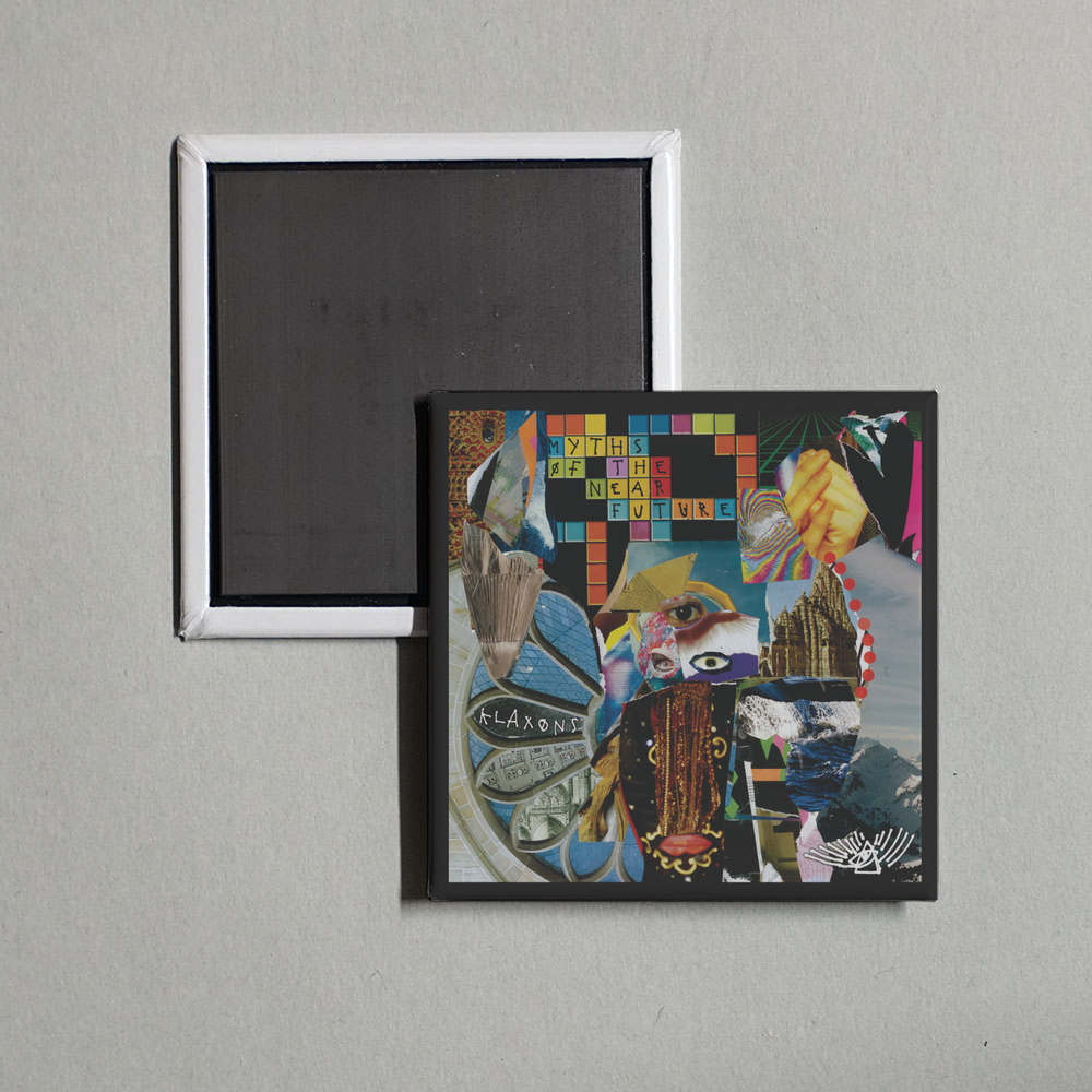 Klaxons - Myths Of The Near Future Album Cover Fridge Magnet