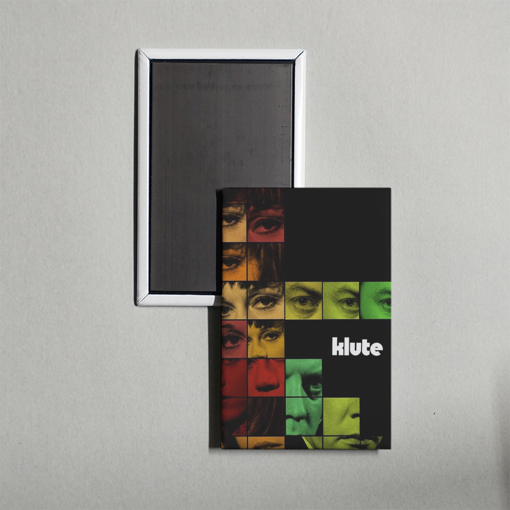 Klute Mini Movie Fridge Magnet