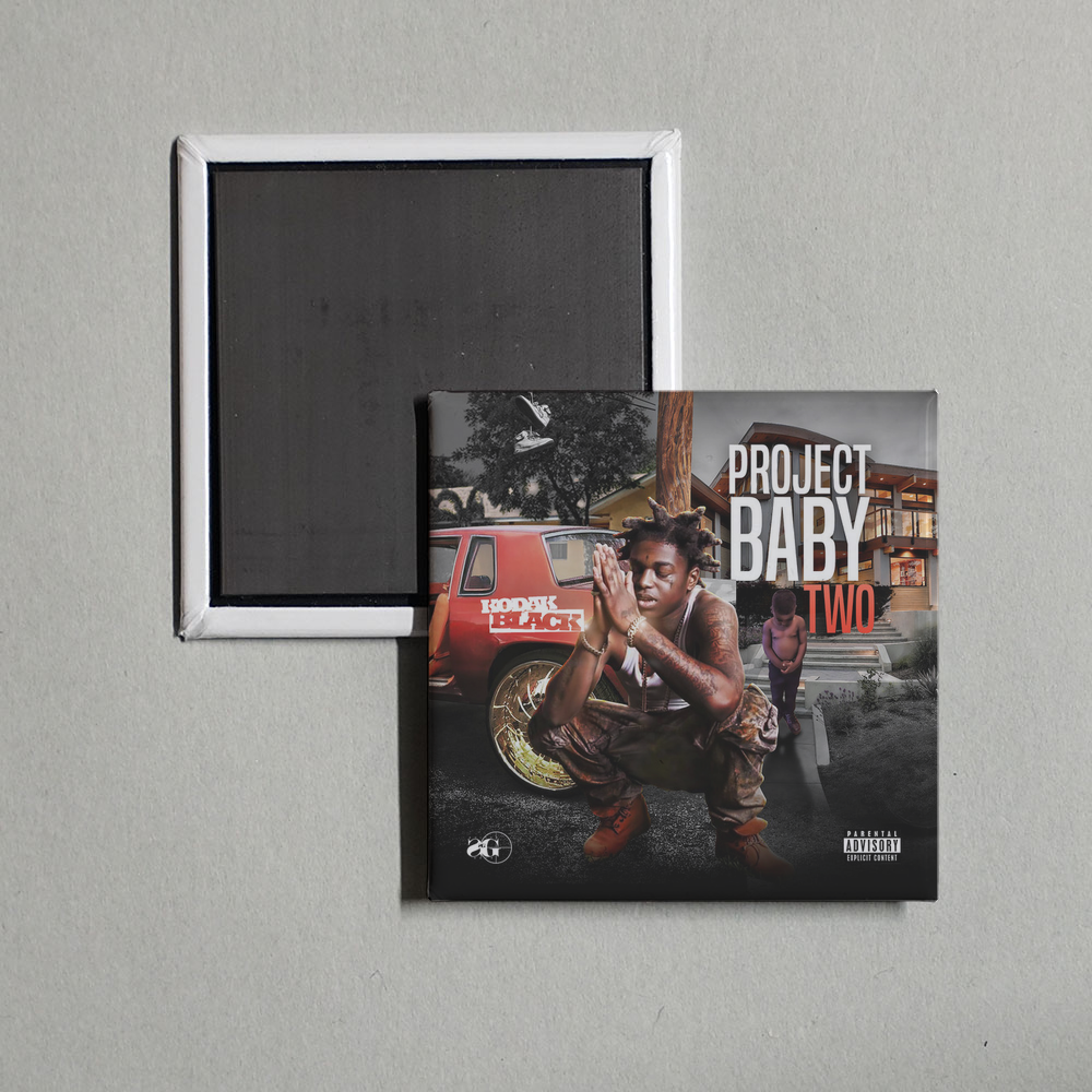 Kodak Black - Project Baby 2 All Grown Up Album Cover Fridge Magnet