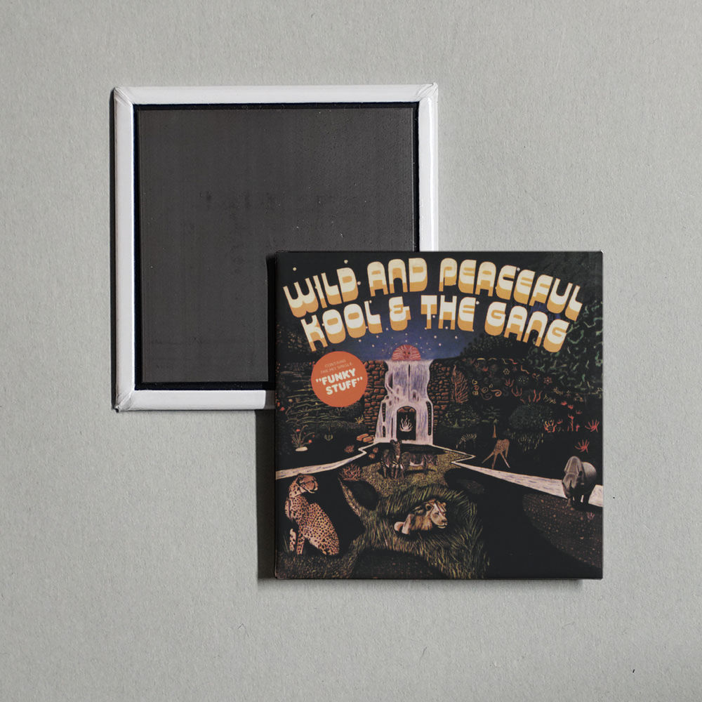 Kool & The Gang - Wild And Peaceful Album Cover Fridge Magnet