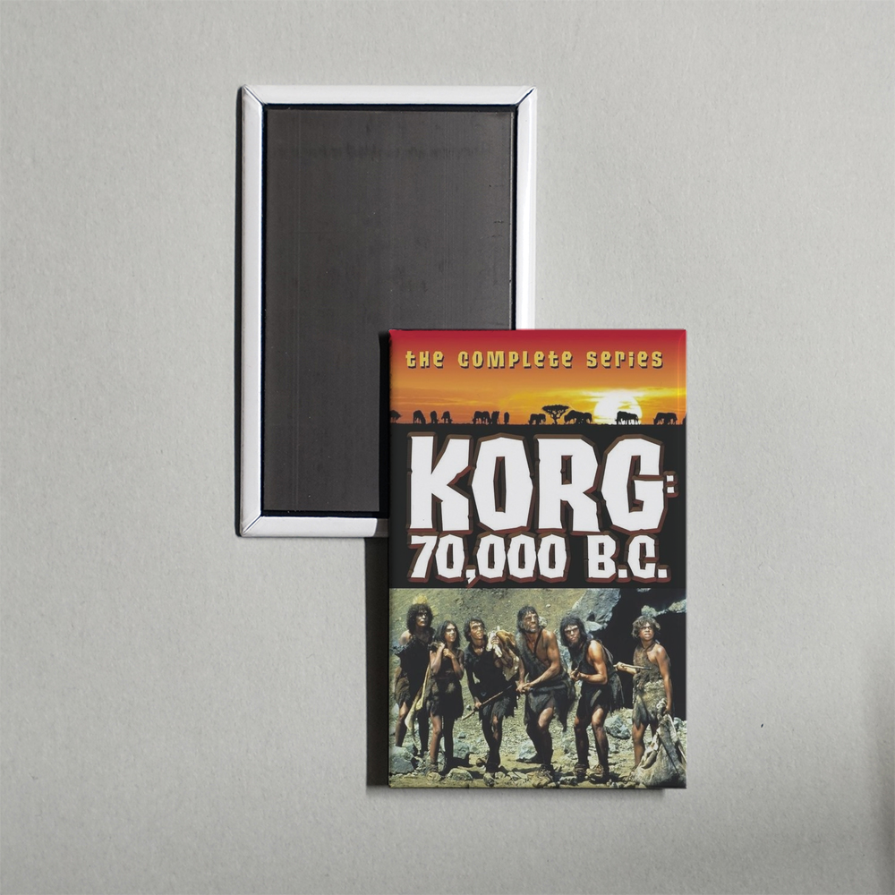 Korg 70,000 B.C. TV Show Fridge Magnet