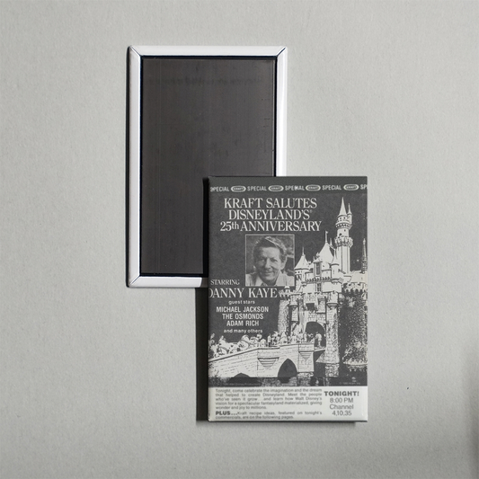 Kraft Salutes Disneyland's 25th Anniversary Mini Movie Fridge Magnet