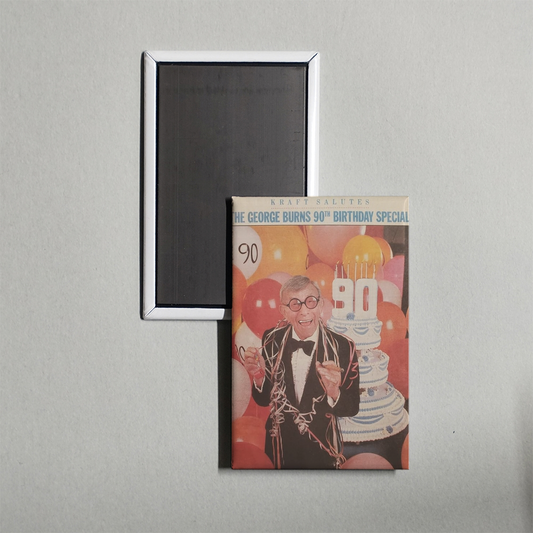 Kraft Salutes the George Burns 90th Birthday Special Mini Movie Fridge Magnet