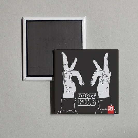 Kraftklub - In Schwarz (Deluxe) Album Cover Fridge Magnet