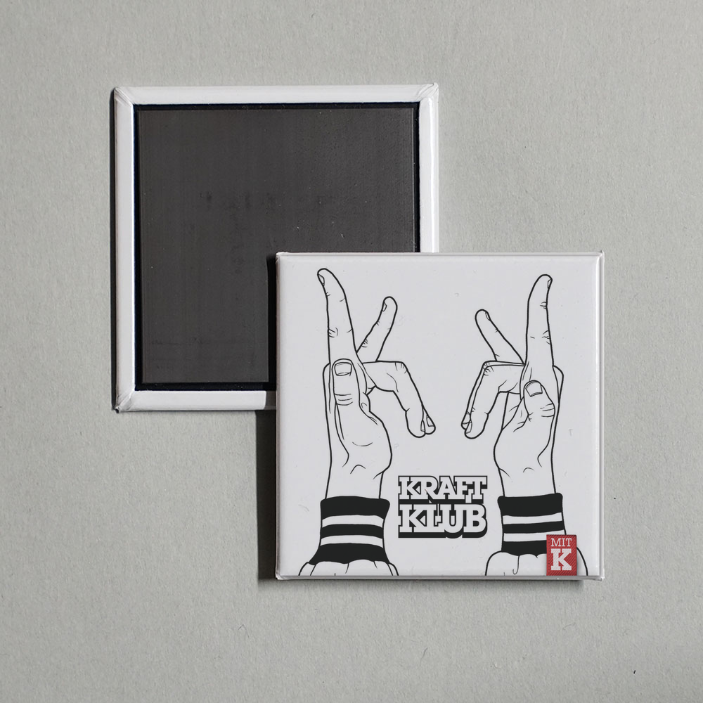 Kraftklub - Mit K Album Cover Fridge Magnet