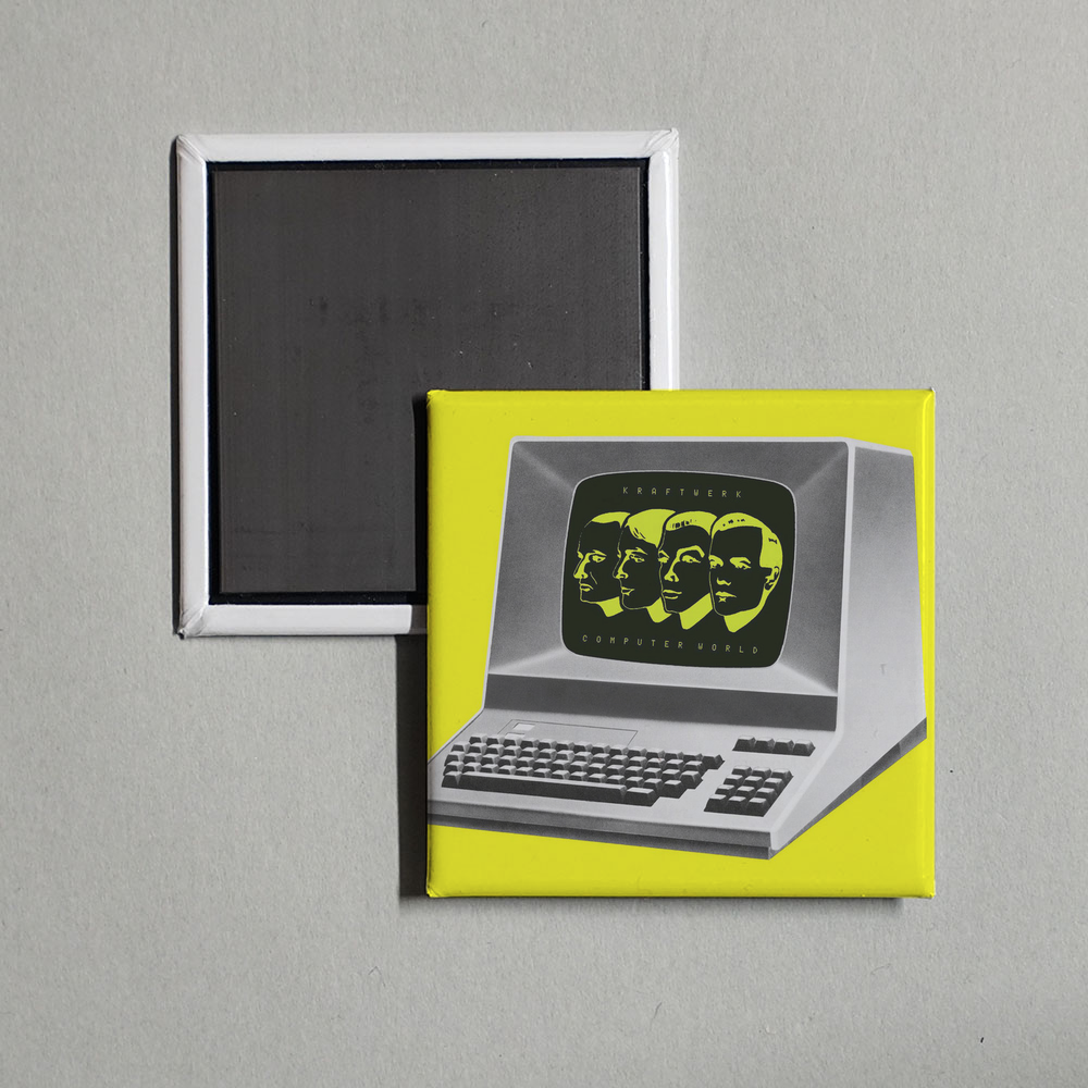 Kraftwerk - Computer World (2009 Remaster) Album Cover Fridge Magnet