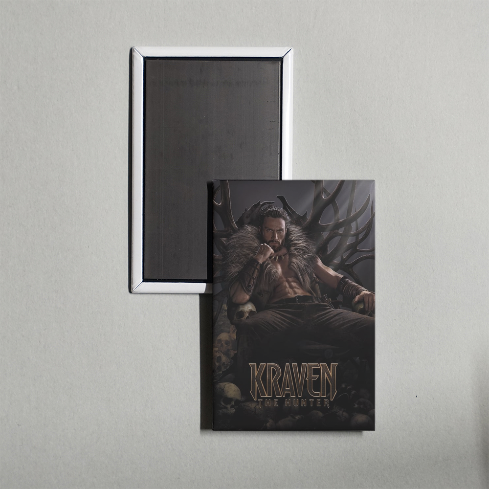 Kraven the Hunter Mini Movie Fridge Magnet