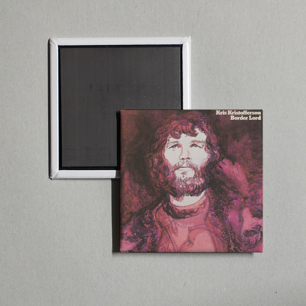 Kris Kristofferson - Border Lord Album Cover Fridge Magnet