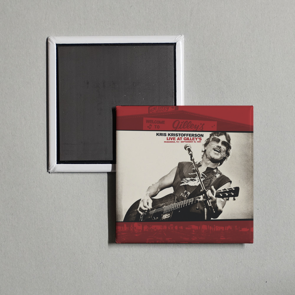 Kris Kristofferson - Me And Bobby McGee Album Cover Fridge Magnet