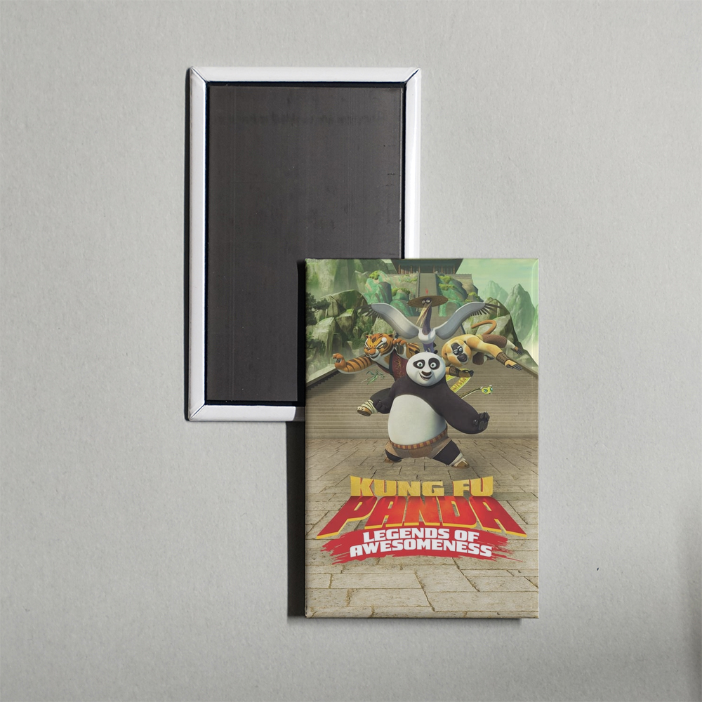 Kung Fu Panda Legends of Awesomeness TV Show Fridge Magnet