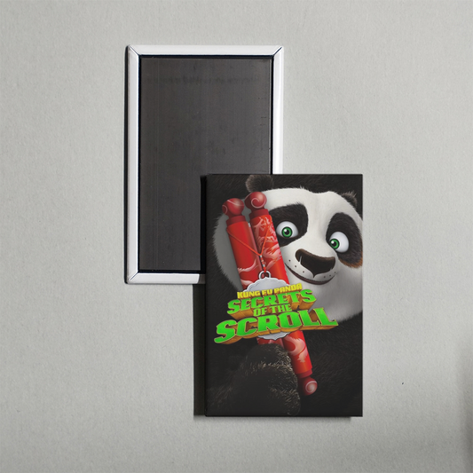Kung Fu Panda Secrets of the Scroll Mini Movie Fridge Magnet