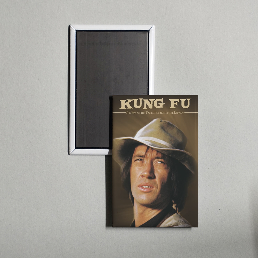 Kung Fu The Way of the Tiger, the Sign of the Dragon Mini Movie Fridge Magnet