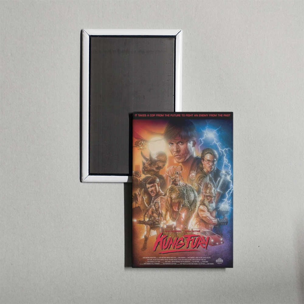 Kung Fury Mini Movie Fridge Magnet
