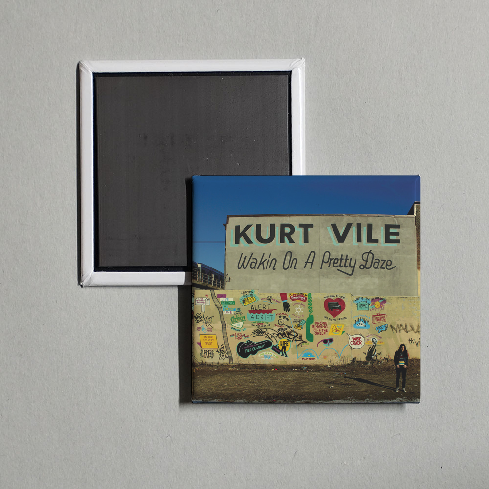 Kurt Vile - Wakin On A Pretty Daze Album Cover Fridge Magnet