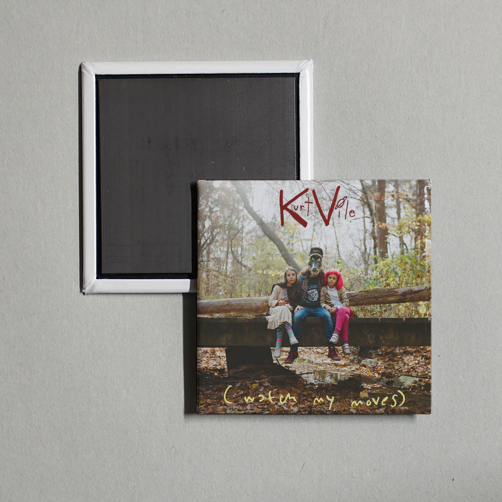Kurt Vile - (watch my moves) Album Cover Fridge Magnet