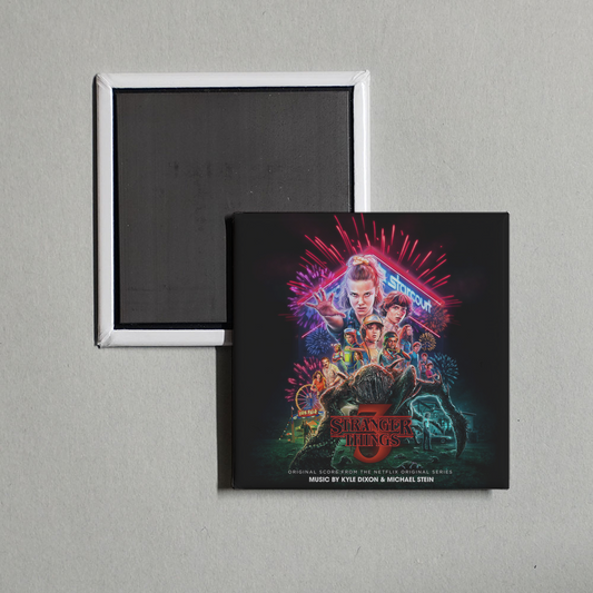 Kyle Dixon & Michael Stein - Stranger Things 3 (Original Score from the Netflix Original Series) Album Cover Fridge Magnet