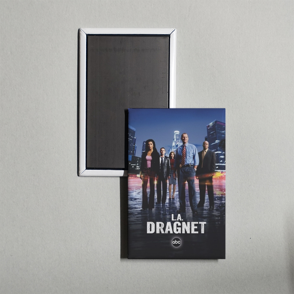 L.A. Dragnet TV Show Fridge Magnet