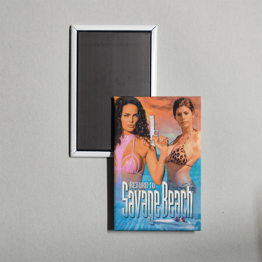 L.E.T.H.A.L. Ladies Return to Savage Beach Mini Movie Fridge Magnet
