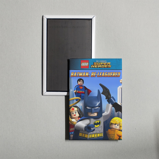 LEGO DC Comics Super Heroes Batman Be-Leaguered Mini Movie Fridge Magnet