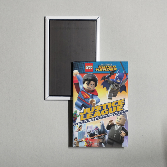 LEGO DC Comics Super Heroes Justice League - Attack of the Legion of Doom! Mini Movie Fridge Magnet