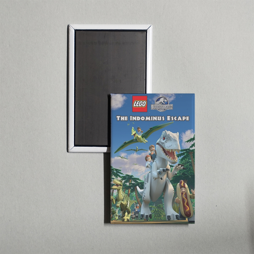 LEGO Jurassic World The Indominus Escape Mini Movie Fridge Magnet